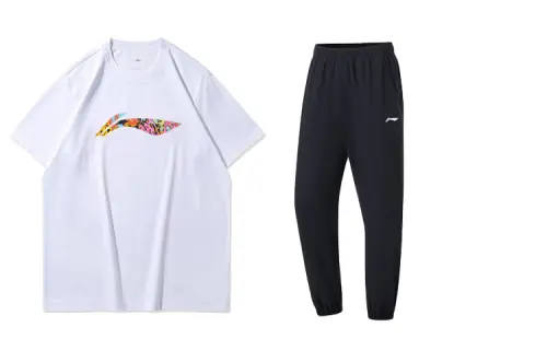 Li Ning Casual Sportswear Men's Crew Neck Moderate