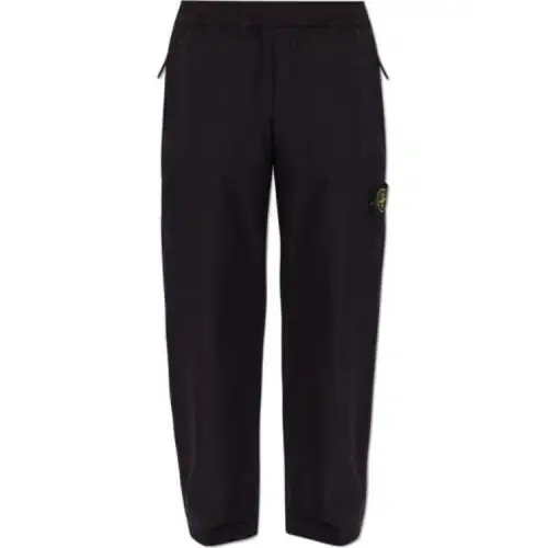 STONE ISLAND Casual Pants Men's Black
