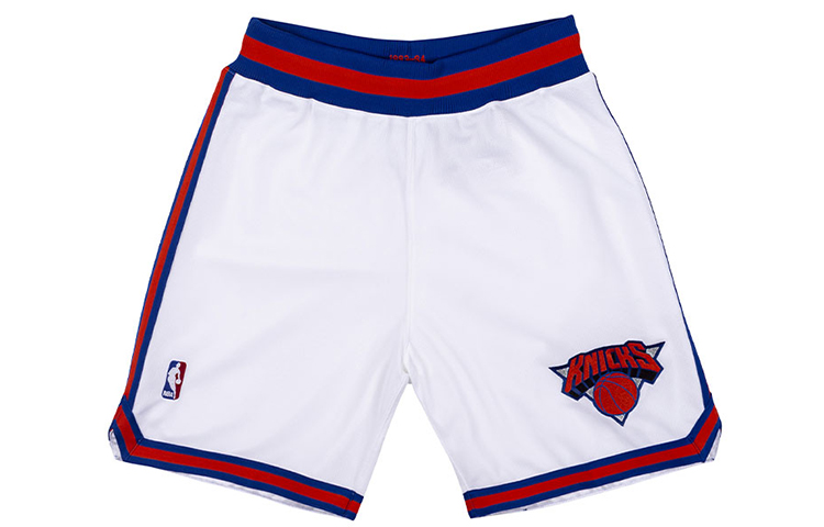 Mitchell Ness Basketball Shorts Men’s White Moderate Straight Fit Pants