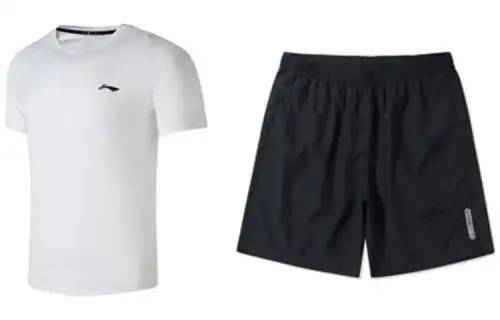 Li Ning Casual Sportswear Men's Crew Neck Moderate