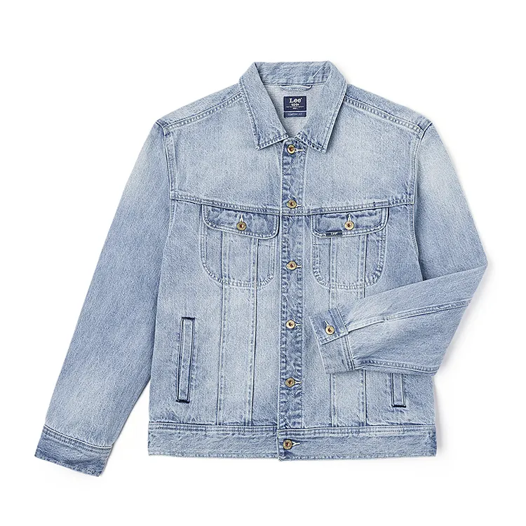 Lee SS25 Denim Jacket Men's Light Blue