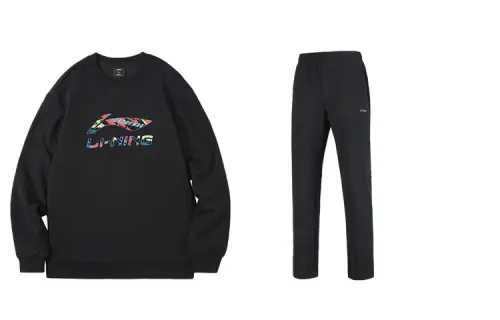 Li Ning Casual Sportswear Men's Crew Neck Moderate