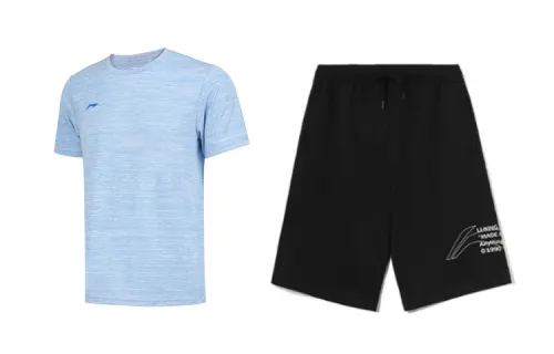 Li Ning Casual Sportswear Men's Crew Neck Moderate