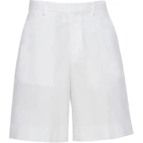 PRADA Triangle logo Bermuda Shorts