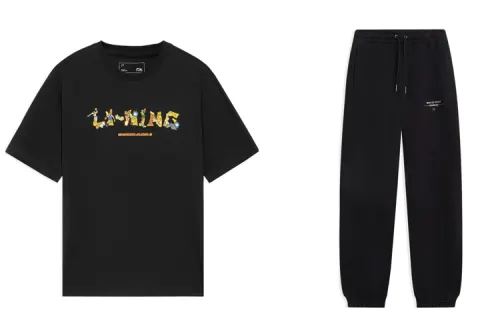 Li Ning Casual Sportswear Men's Crew Neck Moderate