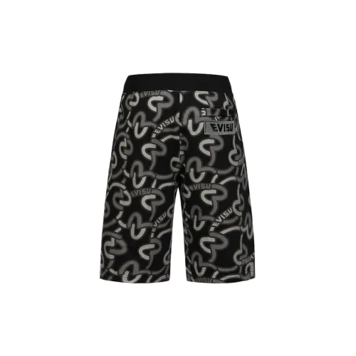 EVISU Short Sweatpants Men's Black
