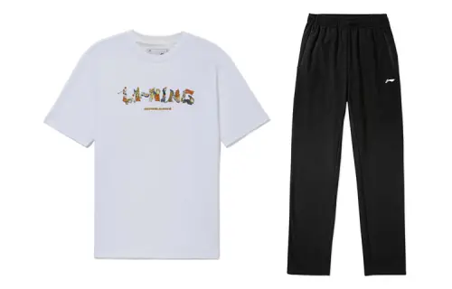 Li Ning Casual Sportswear Men's Crew Neck Moderate
