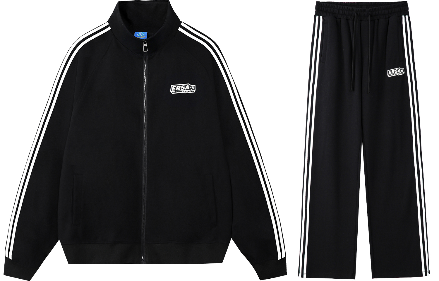 ER Casual Sportswear Unisex Stand Collar Moderate