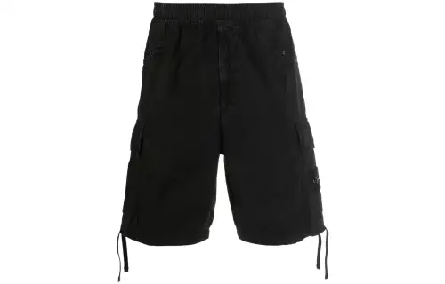 STONE ISLAND Casual Shorts Men's Black Moderate