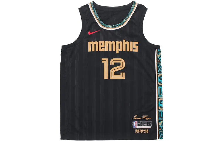 Nike Basketball Jerseys Men's Black Moderate Straight Fit