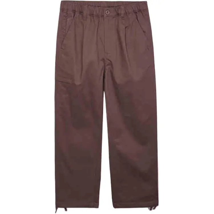 New Era Casual Pants Unisex Brown Moderate Straight Fit Pants
