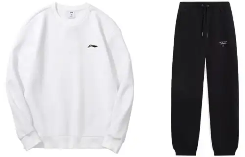 Li Ning Casual Sportswear Men's Crew Neck Moderate