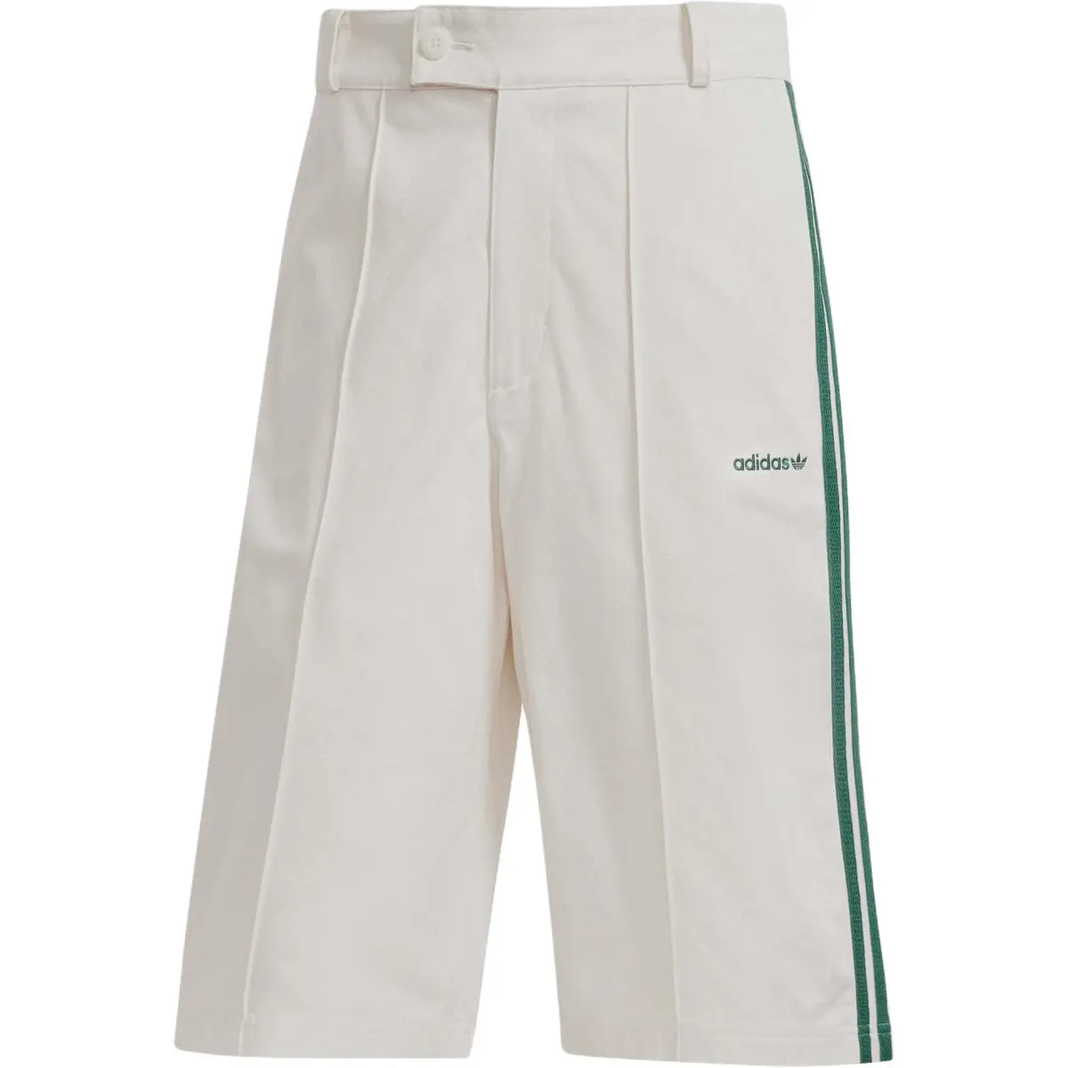 Adidas Originals '80s Loose Buttoned 3-Stripes 11-Inch Bermuda Shorts