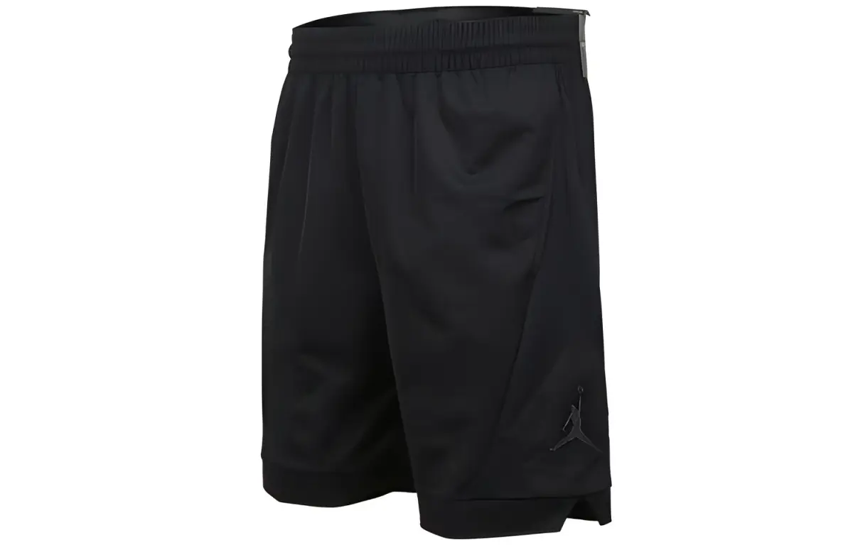 Jordan Black Jumpman Logo Basketball Shorts Black