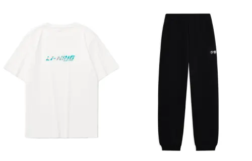 Li Ning Casual Sportswear Men's Crew Neck Moderate