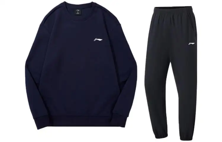 Li Ning Casual Sportswear Men's Crew Neck Moderate