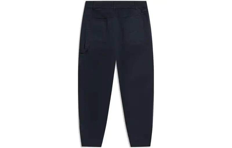 Li Ning Outdoor Collection Casual Pants Men's Black Moderate Cuffed Pants