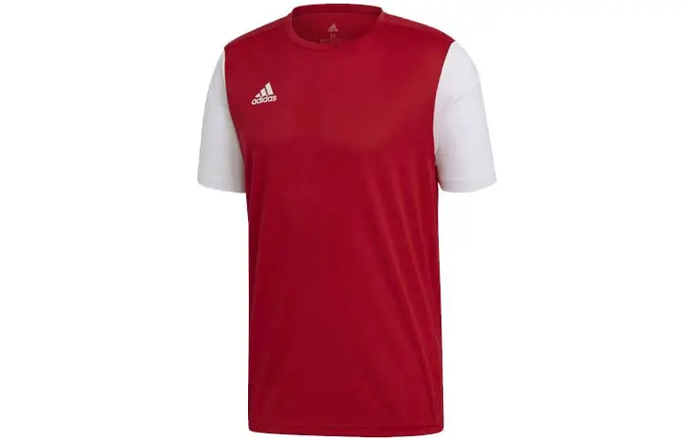 Adidas T-Shirts Men's Red Moderate Straight Fit