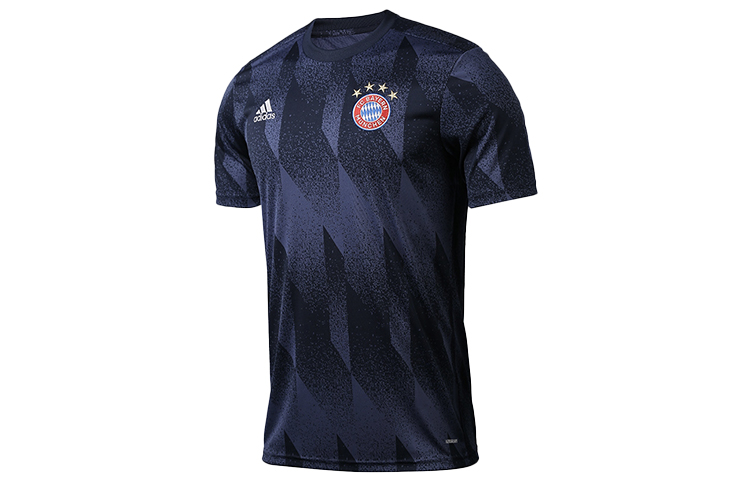 Adidas Bayern Munich Black Soccer Jerseys Men’s Blue Moderate Straight Fit