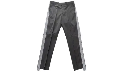 DIOR Casual Pants Men's Gray Moderate Straight Fit Pants