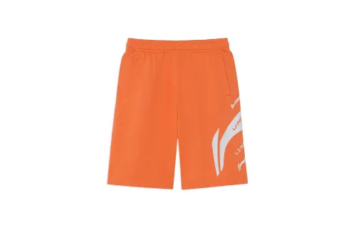 Li Ning Sports Fashion Collection Casual Shorts Men's Sweet Orange Moderate