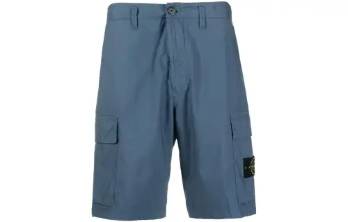 STONE ISLAND Logo Bermuda Shorts