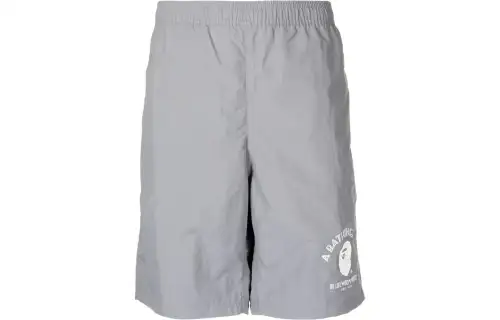 A BATHING APE Casual Shorts Men's Gray Moderate