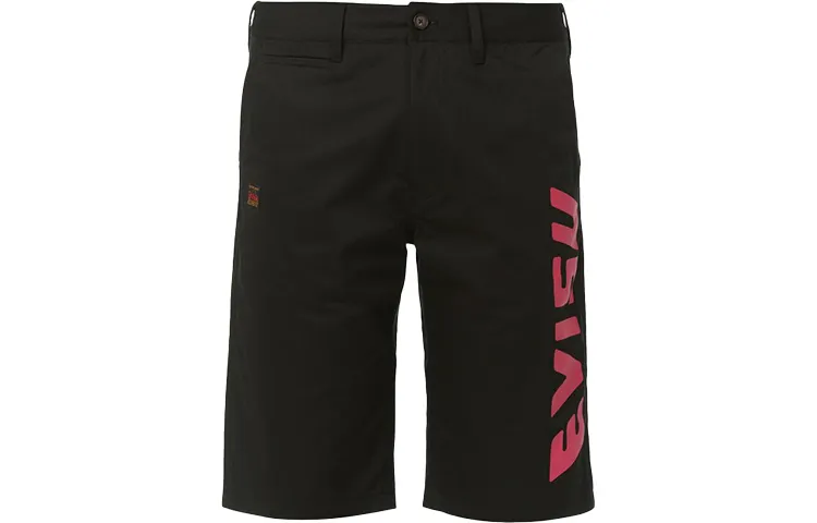 EVISU Fitted Shorts Men's Black