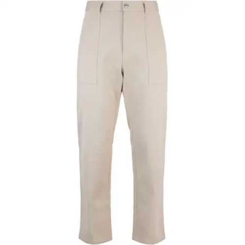 Bottega Veneta SS24 Casual Pants Men's Beige