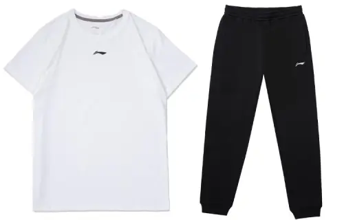 Li Ning Casual Sportswear Men's Crew Neck Moderate