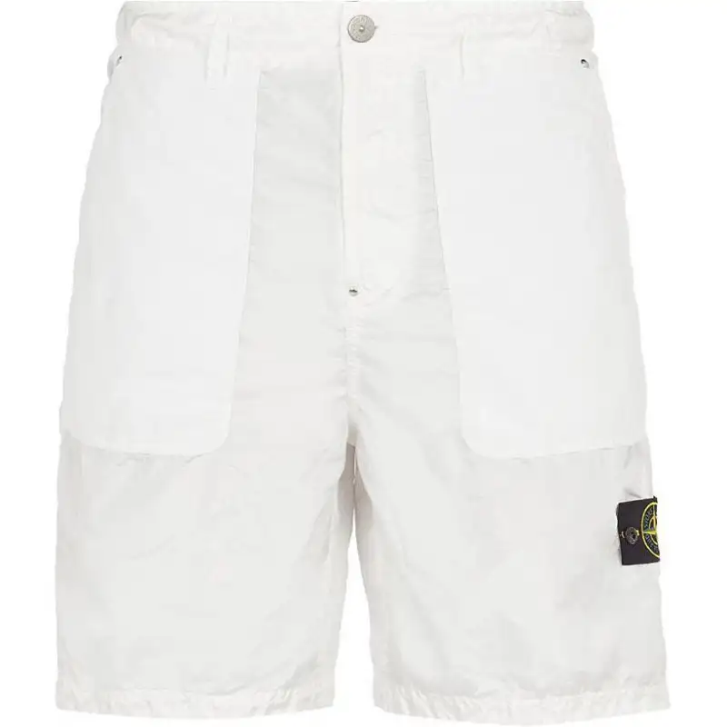 STONE ISLAND Cargo Shorts Men's White