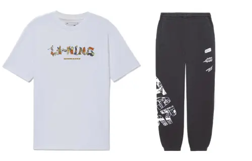 Li Ning Casual Sportswear Men's Crew Neck Moderate