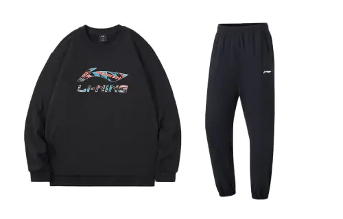 Li Ning Casual Sportswear Men's Crew Neck Moderate
