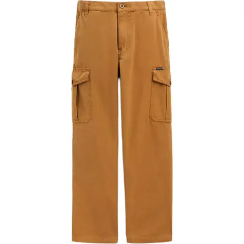 COACH Casual Pants Men's Khaki Moderate Straight Fit Pants