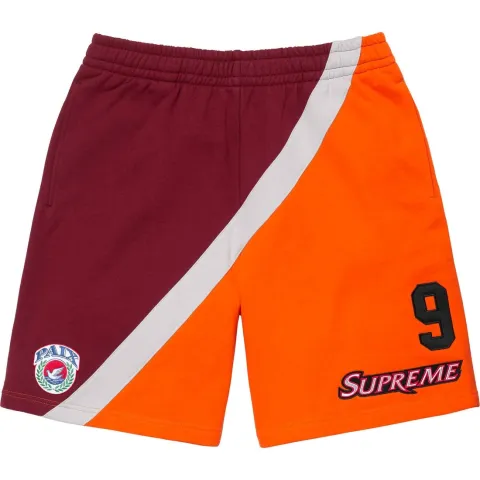 Supreme Equipe colour-block track shorts