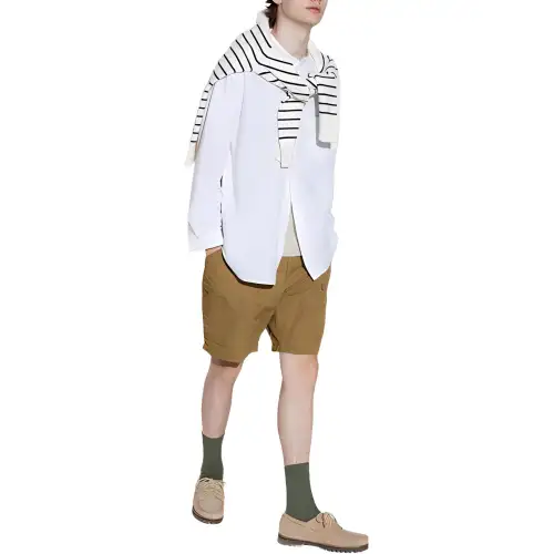 UNIQLO Cargo Shorts Unisex Light Umber