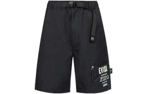 EVISU Casual Shorts Men's Black Moderate