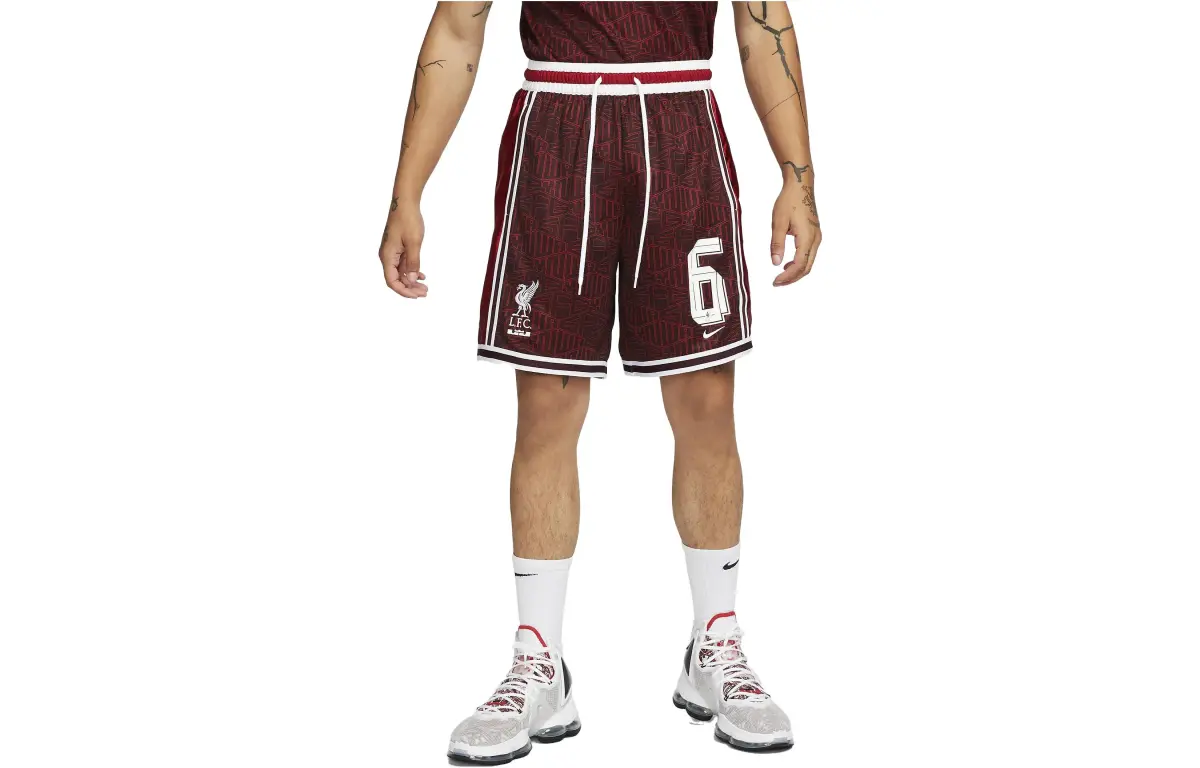 Nike X LeBron Casual Shorts Men's Burgundy Dark Red Moderate