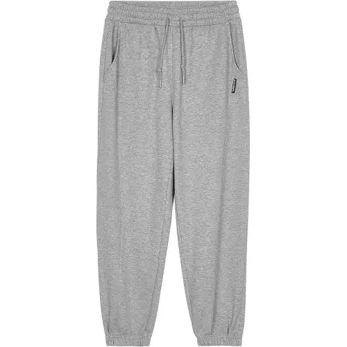 Skechers Fleece Lined Soft And Comfortable Minimalist Style Elastic Cuff Casual Pants Men's Medium Heather Gray