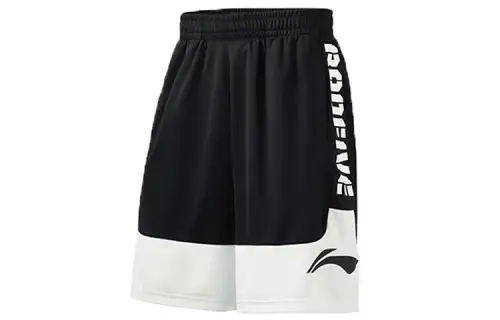 Li Ning Badfive Shorts Spring Summer Men's Black