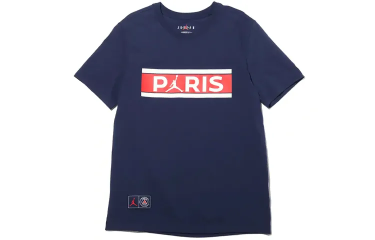 Jordan T Shirt Paris Saint Germain Men's Dark Blue