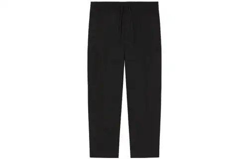 KENZO Casual Pants Men's Black Moderate Straight Fit Pants