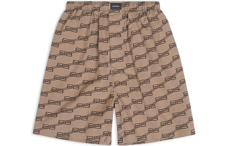Balenciaga SS22 Casual Shorts Men's Brown