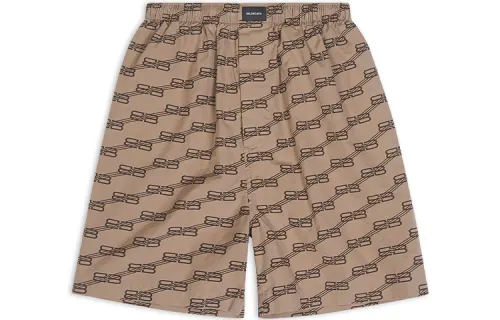 Balenciaga SS22 Casual Shorts Men's Brown