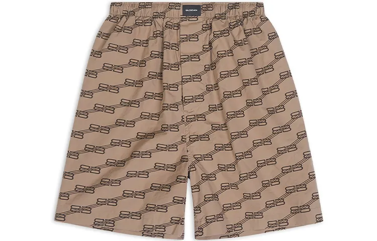Balenciaga SS22 Casual Shorts Men's Brown