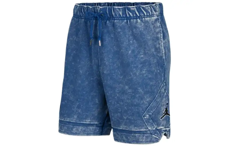 Nike Air Jordan Essentials Diamond Vintage Washed Fleece Shorts Blue