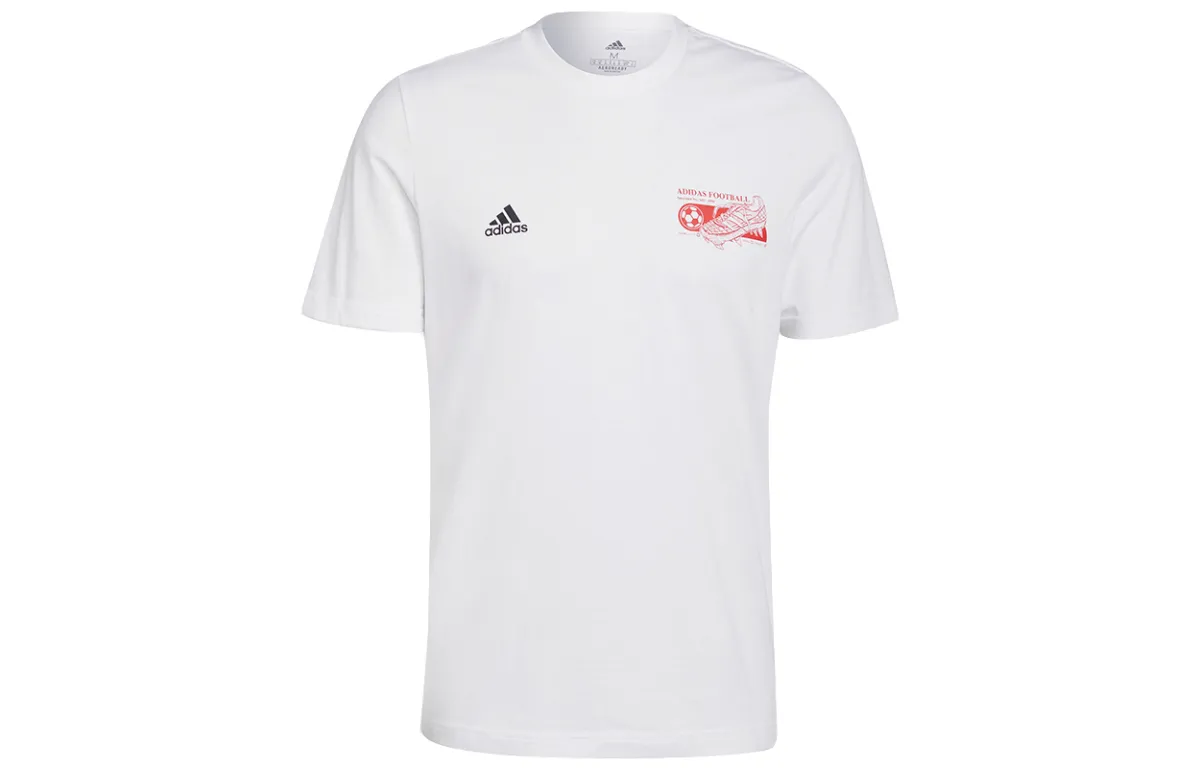 Adidas Soccer Jerseys Men's White Moderate Straight Fit