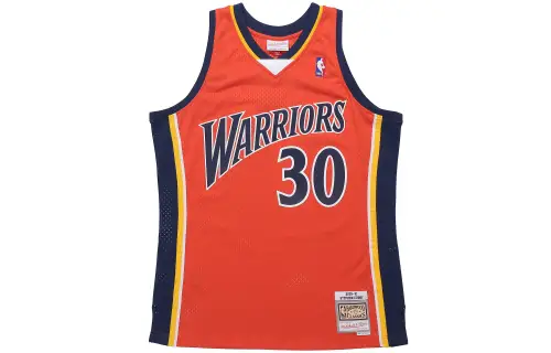 Mitchell & Ness x NBA Swingman Golden State Warriors Curry 09-10 season retro sports loose straight basketball vest, same style for men and women