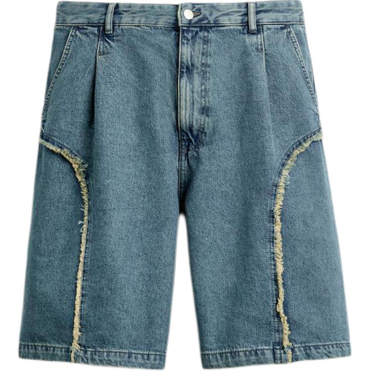 ZARA Denim Shorts Men's Sea Blue