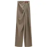 LOEWE SS25 Casual Pants Men's Khaki